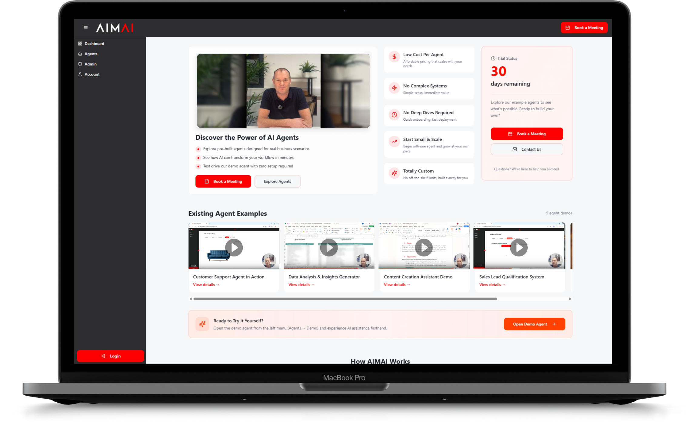 Custom AI agent by AIMAI – AI agency specialising in Artificial Intelligence, business automation, productivity, and digital transformation. AIMAI AI Agents Platform